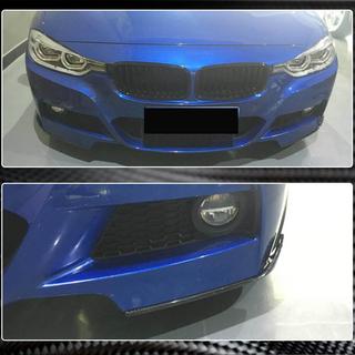 Flaps till främre stötfångare (för F30 M-Sport, kolfiber) foto 4