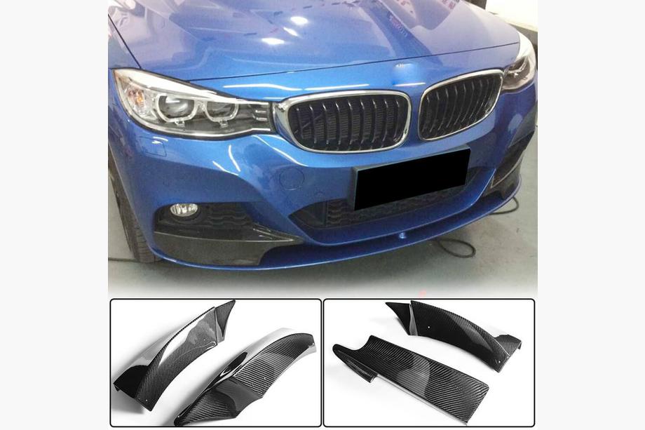 BMW 3-serie F34 2013–2020 Frontstötfångarflaps (för M-Sport, kolfiber) Image