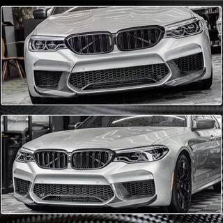 Flaps till främre stötfångarläpp Flap (för M5 F90 2017-2020, kolfiber) BMW 5-serien G30/G31 2017–2023 foto 4