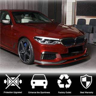 Frontläpp till stötfångaren Flap V3 (för M-Sport 2017-2020, kolfiber) BMW 5-serien G30/G31 2017–2023 foto 2