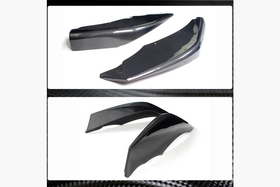 BMW 6-serien F12/F13/F06 2011–2018 Frontspoiler-flaps till stötfångaren Flap V1 (för M-Sport, kolfiber) Foto 4