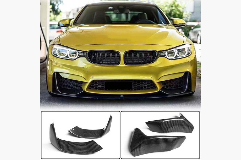 BMW 4-serie F32/F33/F36 2012–2020 Frontläpp (lipspoiler) Flap V4 (för F82/F83, kolfiber) Foto 1