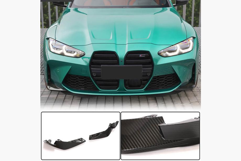 BMW 4-serien G22/23/26 2020– Frontstötfångarflaps Flap (för G82/G83, kolfiber) Image