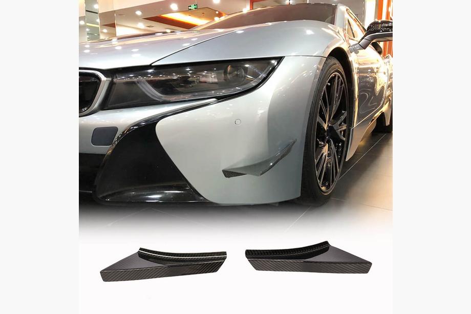BMW I8 2014–2020 Frontstötfångarflaps (kolfiber) Image