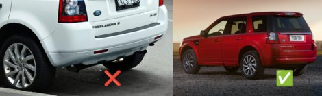 Land Rover Freelander II 2006–2014 Stänkskydd Premium (för Sport Edition, 4 st) foto 3
