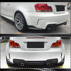 BMW 1-serie E81/E82/E87/E88 2004–2011 Bakre stötfångarflaps Flap (för E82 1M, kolfiber) foto 4