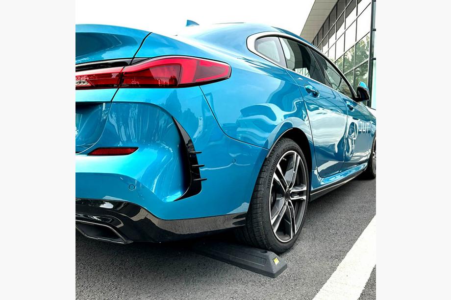 BMW 2-serie Gran Coupe F44 2020–2024 Bakre stötfångarläppar Flap ABS Foto 2