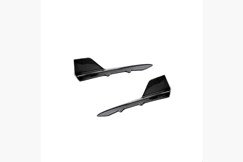 BMW 3-serien F30/F31 2012–2019 Bakre stötfångarflaps Flap (för F30 M-Sport, kolfiber) Foto 4