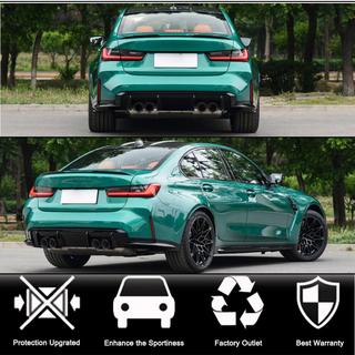 Bakre stötfångarflaps Flap V1 (för G80, kolfiber) BMW 3-serien G20/G21 2018– foto 2