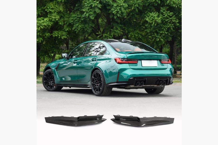 BMW 3-serien G20/G21 2018– Bakre stötfångarflaps Flap V1 (för G80, kolfiber) Image