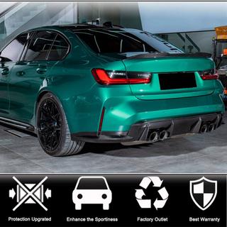Bakre stötfångarflaps Flap V3 (för G80, kolfiber) BMW 3-serien G20/G21 2018– foto 2