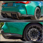 BMW 4-serien G22/23/26 2020– Bakre stötfångarinsatser Flap Carbon V2 (för G82/G83) foto 3