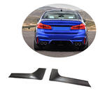 BMW 5-serien G30/G31 2017–2023 Bakre stötfångarflaps i kolfiber (för M-Sport/M5 F90, kolfiber) foto 1