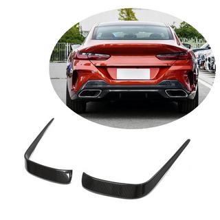 Aerodynamiska bakre stötfångarinsatser V1 (för M-Sport, kolfiber) BMW 8-serie G14/G15/G16 2018– foto 1