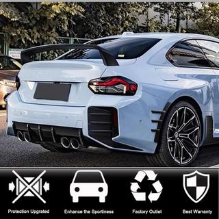 Bakre stötfångarsplitters V2 (för G87, kolfiber) BMW 2-serie G42 2021– foto 2