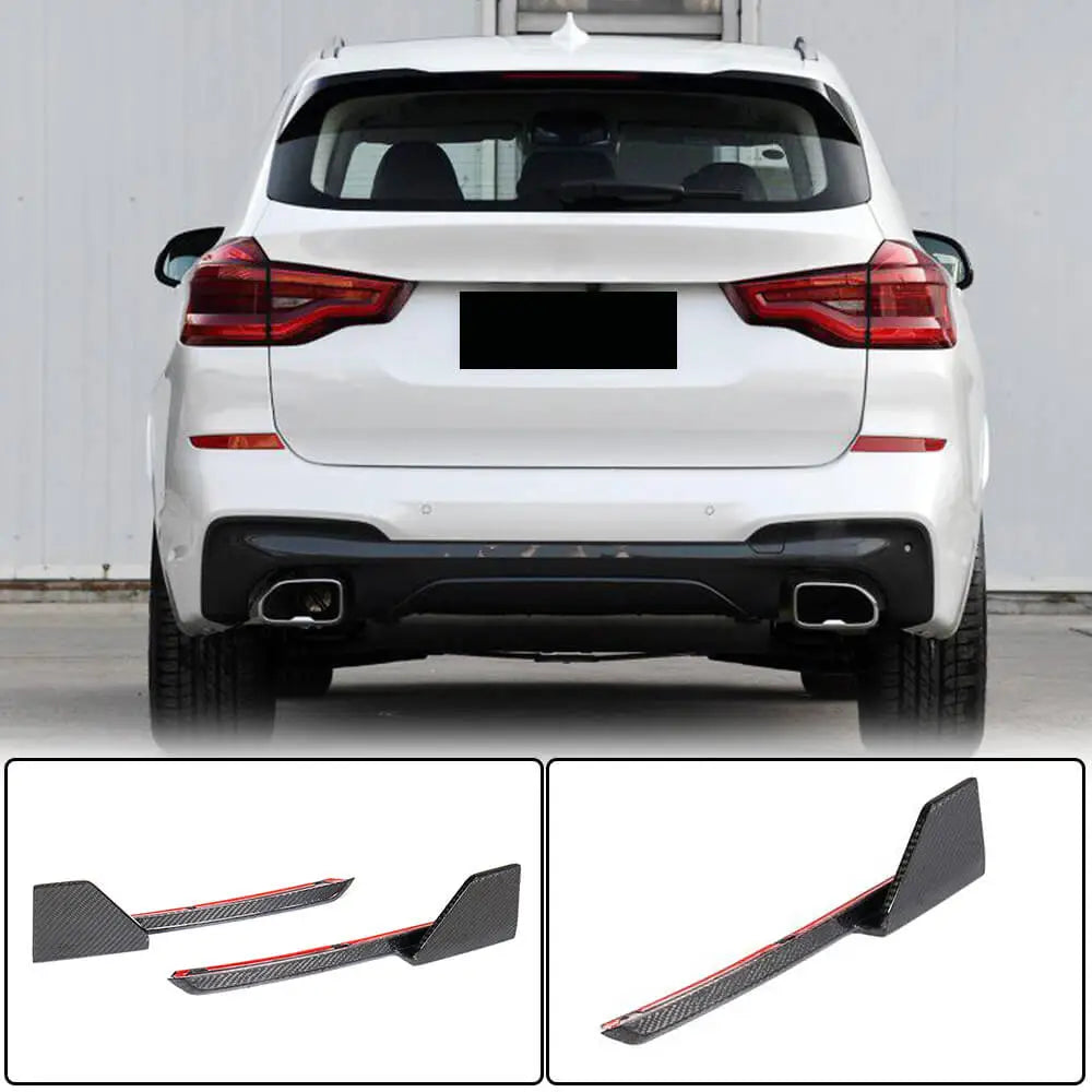 Flap bakre stötfångarflaps (för original M-Sport 2018-2021, kolfiber) foto 1