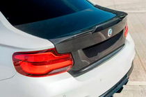 BMW 2-serien F22/F23 2014–2021 Bagagelucka i kolfiber (för F87) foto 1