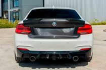 BMW 2-serien F22/F23 2014–2021 Bagagelucka i kolfiber (för F87) foto 2