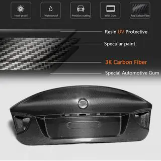 Bagagelucka (för E90, 2005-2008, Kolfiber) BMW 3-serie E90/E91 2005–2011 foto 4