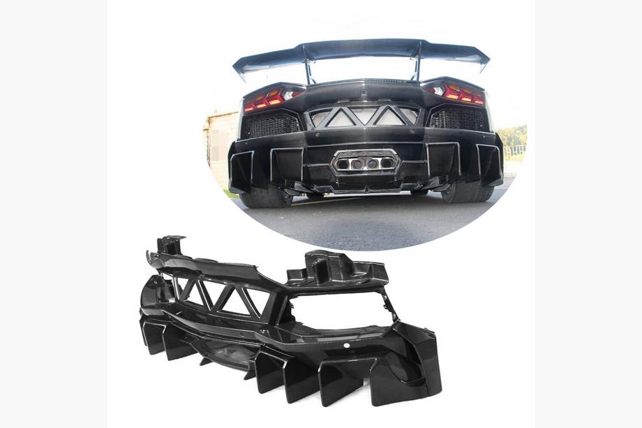 Lamborghini Aventador 2011–2022 Bakre stötfångarskydd (kolfiber) Image