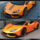 Lamborghini Huracan 2014– Frontläpp till främre stötfångare Lip V1 (torr kolfiber) foto 6