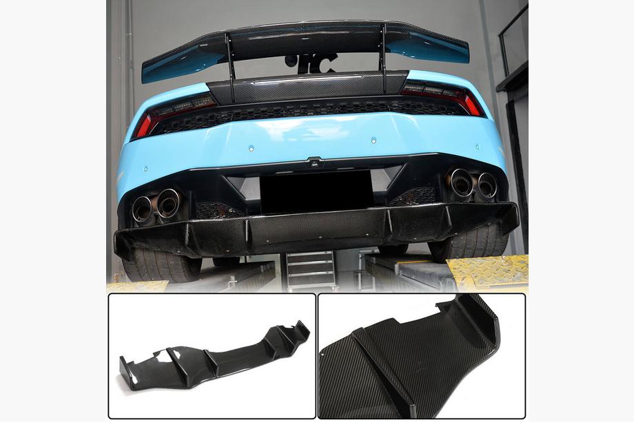 Lamborghini Huracan 2014– Bakre stötfångardiffusor V1 (Carbon) Image