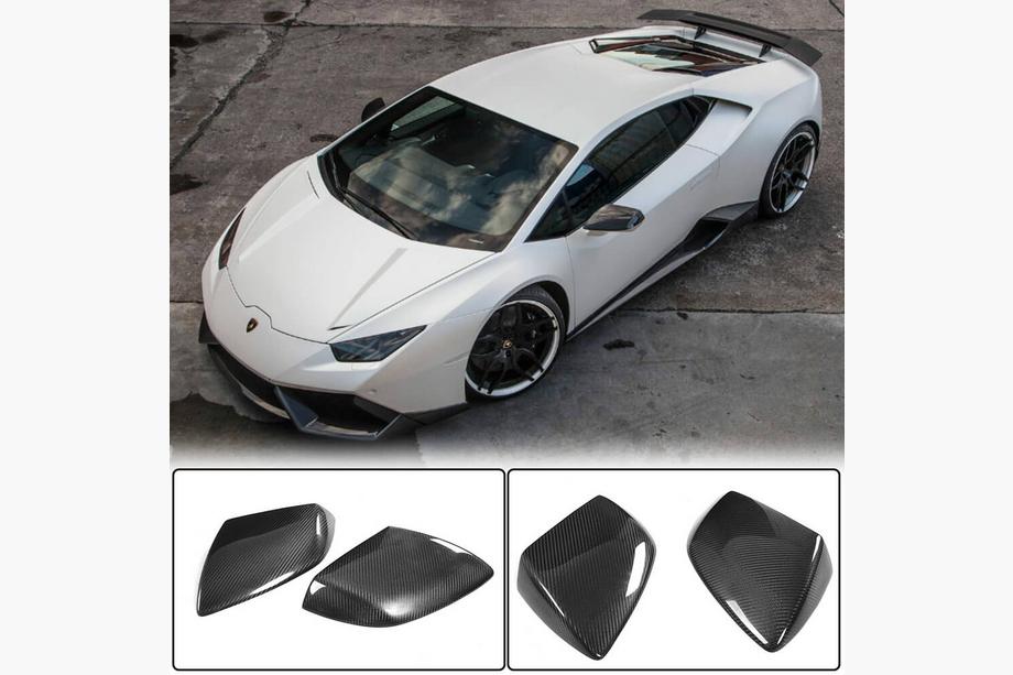 Lamborghini Huracan 2014– Kolfiber spegelkåpor (Carbon) Image
