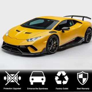 Frontläpp till främre stötfångare Lip V2 (kolfiber) Lamborghini Huracan 2014– foto 3
