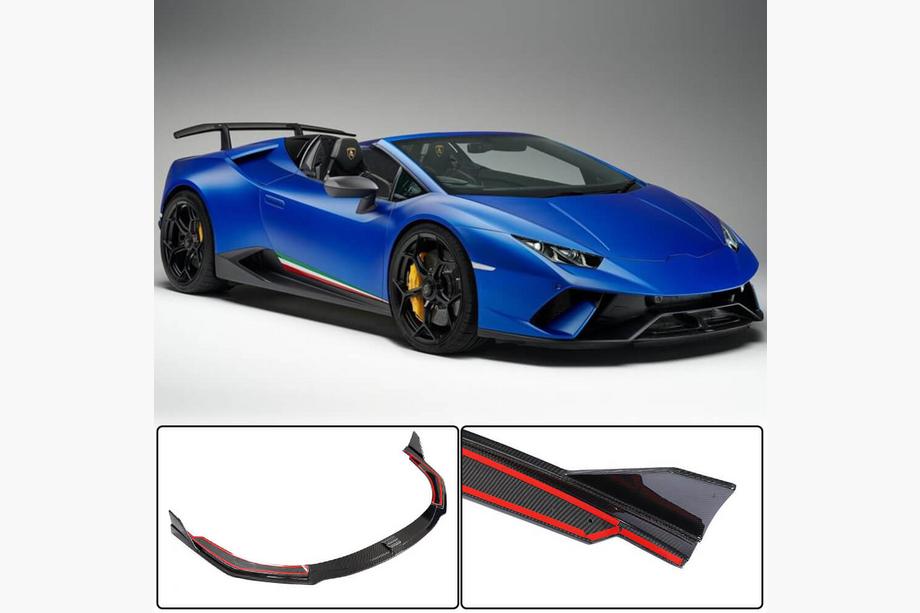 Lamborghini Huracan 2014– Frontläpp till främre stötfångare Lip V2 (kolfiber) Image