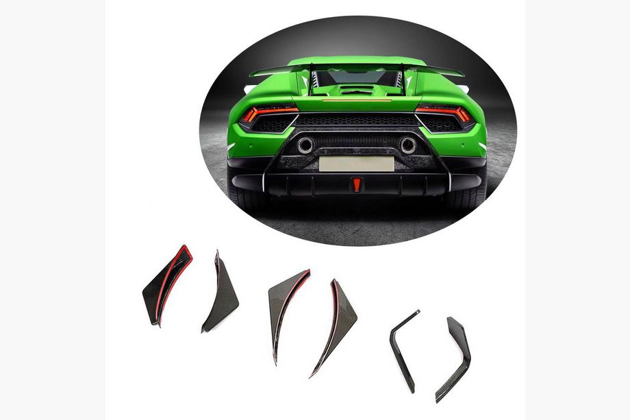 Lamborghini Huracan 2014– Bakre stötfångardiffusor V2 (Carbon) Image