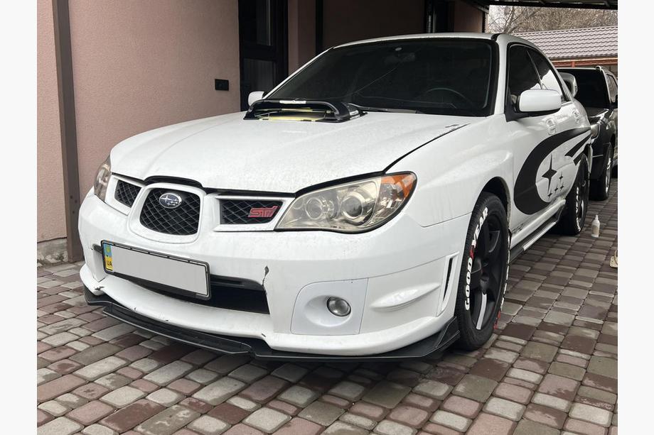 Subaru Impreza 2000–2007 Frontläppspoiler Niken Black (ABS) Foto 5