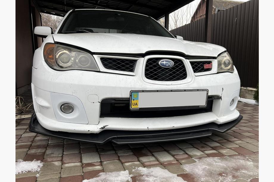 Subaru Impreza 2000–2007 Frontläppspoiler Niken Black (ABS) Foto 1
