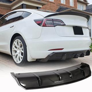 Bakre stötfångardiffusor V1 (2017-2023, kolfiber) Tesla Model 3 2017– foto 1