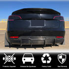Tesla Model 3 2017– Bakre stötfångardiffusor Carbon V3 (2016-2022) foto 3