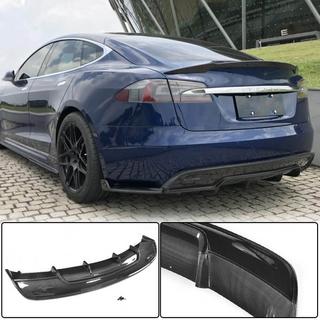 Bakre stötfångardiffuser V1 (2016-2021, kolfiber) Tesla Model S 2012– foto 1