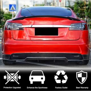 Bakre stötfångardiffuser V1 (2016-2021, kolfiber) Tesla Model S 2012– foto 2