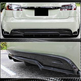 Bakre stötfångardiffuser V1 (2016-2021, kolfiber) Tesla Model S 2012– foto 4