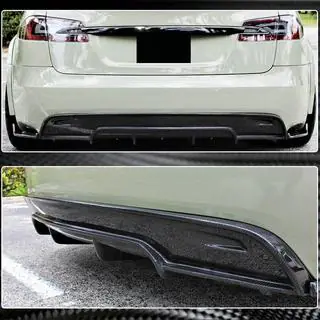 Bakre diffuser V2 (2016-2021, Kolfiber) Tesla Model S 2012– foto 4