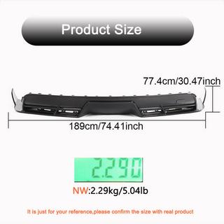 Bakre diffuser (2021+, kolfiber) Tesla Model S 2012– foto 4