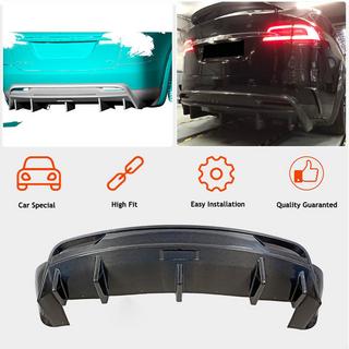 Bakre stötfångardiffusor (2015-2021, Carbon) Tesla Model X 2015– foto 2
