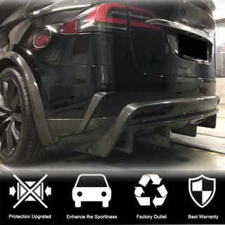 Bakre stötfångardiffusor (2015-2021, Carbon) Tesla Model X 2015– foto 3