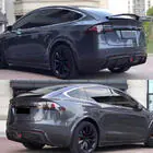 Tesla Model X 2015– Bakre stötfångardiffusor (för Plaid 2021-2025, kolfiber) foto 3