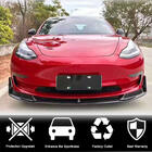 Tesla Model 3 2017– Frontläpp till främre stötfångare Lip V1 (2017-2023, kolfiber) foto 2