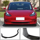 Tesla Model 3 2017– Frontläpp (frontsplitter) Lip V4 (2017-2023, kolfiber) foto 1