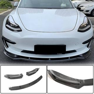 Frontläpp till främre stötfångare Lip V5 (2017-2023, Carbon) foto 1