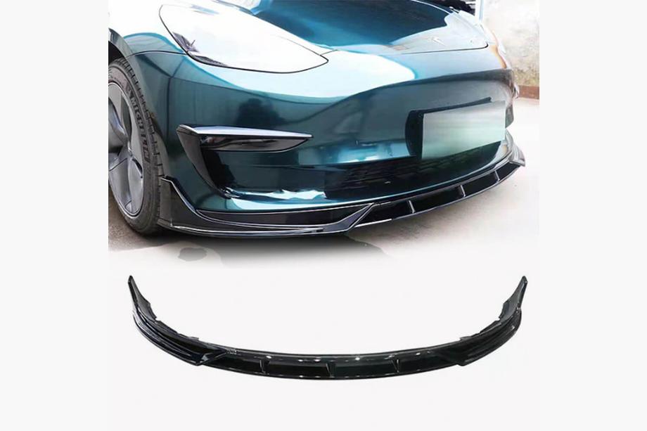 Tesla Model 3 2017– Främre stötfångarläpp i ABS (2023-2025) Image