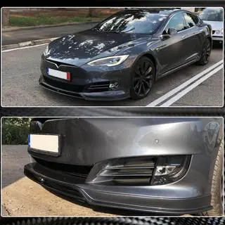 Frontspoilerläpp Lip (2016-2021, Kolfiber) foto 4