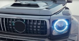 Mercedes G class W465 2025– Ram för kylargrill Carbon V1 foto 2