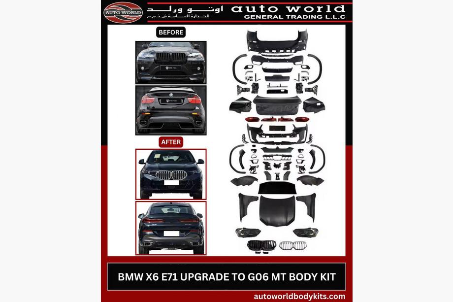BMW X6 E71 2008–2014 Facelift-kit för G06 LCI (2023+) Image