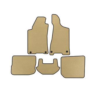 EVA-golvmattor för kupé (1991-1996, Sedan, Beige) Audi 80/90 1987–1996